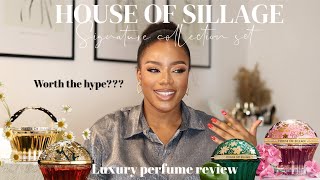 HOUSE OF SILLAGE WOMEN SIGNATURE PERFUME COLLECTION  HONEST REVIEW  TESTING ALL 10 SCENTS [upl. by Aihsilef]