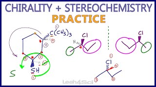 Chirality and Stereochemistry Practice Problems [upl. by Norrv972]