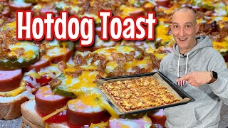 Hotdog Toast  ganz einfach richtig lecker  Westmünsterland BBQ [upl. by Cynarra512]