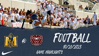 Murray State at Missouri State Football Highlights  10212023 [upl. by Ahsiekel517]