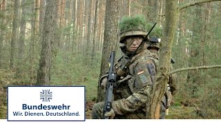 SERWAL 2016 Zugführer und Jägerzug üben Angriff im Wald  Bundeswehr [upl. by Attenoj]