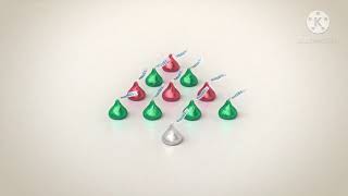 Evolution of Hershey Kisses Christmas Commercial 1989present [upl. by Annnora]