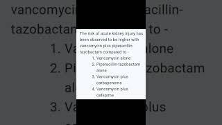 Avoid vancomycin  piperacillintazobactam icu antibiotics sepsis criticalcaremedicine aki [upl. by Waldon]