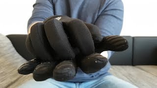 ASMR Make You Sleep With My Hands  Gloves Close Up Visuals [upl. by Hannasus]