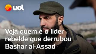 Guerra na Síria veja quem é o líder rebelde que derrubou o governo de Bashar alAssad vídeo [upl. by Nevile640]