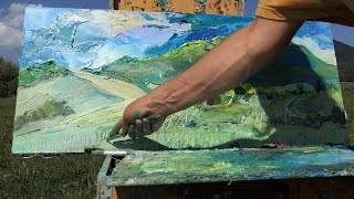 Plein Air Painting  Plener  Gaboltov Busov 02 09 24 [upl. by Esme]