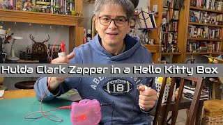 A closer look at the Hulda Clark Zapper built into a Hello Kitty box [upl. by Repsihw724]