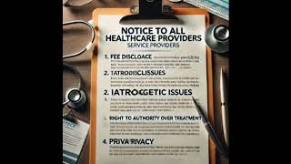 NOTICE TO ALL HEALTHCARE SERVICE PROVIDERS [upl. by Laufer]