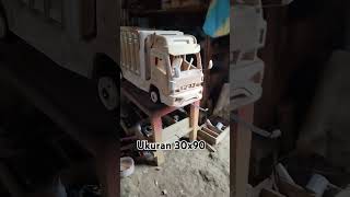 Miniatur truk ukuran 30x90  full oleng  shorts truk Miniatur [upl. by Lutero]