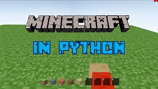 Minecraft Game Built with Python Ursina Engine 🎮🐍 [upl. by Scherle]