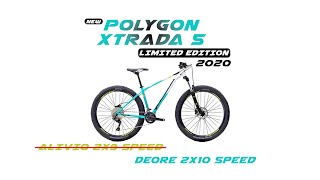 POLYGON XTRADA 5 LIMITED EDITION 20202021  SPEK LENGKAP  NAIK KELAS SHIMANO DEORE 2X10 SPEED [upl. by Nickey743]