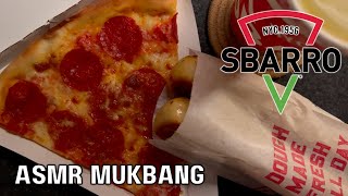 ASMR SBARRO NEW YORK PIZZA amp BREADSTICKS MUKBANG EATING SOUNDS [upl. by Mello]