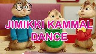 Jimikki Kammal Dance Perfomance by Alvin and the Chipmunks [upl. by Nodroj]