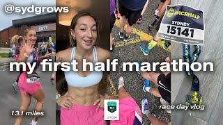 RUNNING MY FIRST HALF MARATHON race prep what i eat shakeout run [upl. by Stonwin]