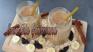 75 Petit Déjeuner 🥣 Smoothie Ultra Protéiné Flocons dAvoine Banane🍌 Cacahuètes🥜 [upl. by Ylrahc]