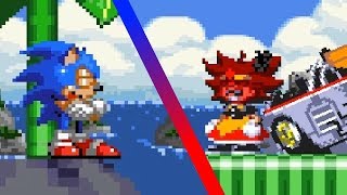 Sonic 4 95  Sonic Fan Games ⮚ Walkthrough [upl. by Sadnac]