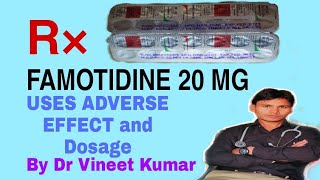 Tablet Famotidine IP 20 mg Review Uses and Adverse Effect By Vineet Medical Care [upl. by Ayeka]