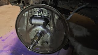 Drivers Front Wheel Cylinder Installed  1953 Pontiac Strato Chief  Day 10 [upl. by Yesak]