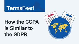 How the CCPA is Similar to the GDPR [upl. by Nonnairb631]