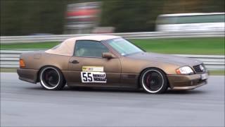 Mercedes R129 SL500  CLASSICAUTO CUP Kielce  manual gearbox AMG brakes exhaust V8 sound [upl. by Letsirk]