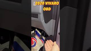 2020 vivaro obd location automobile obd automotive [upl. by Faro]