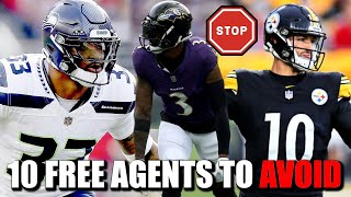 10 Free Agents the Minnesota Vikings NEED to Avoid at All Costs 🛑🛑🛑 [upl. by Pegma]