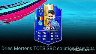 Dries Mertens TOTS SBC solution Pacybits [upl. by Justis]