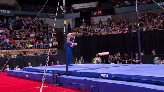 Danell Leyva  High Bar  2013 ATampT American Cup [upl. by Luht]