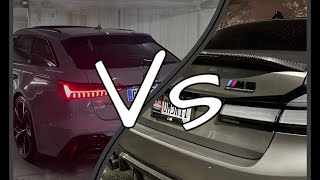 M5 competition VS RS6 Who’s winning [upl. by Yenor156]