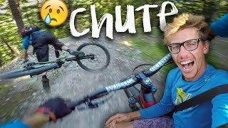 BRUTISODE 12  CHUTE SPECTACULAIRE  VTT vélo enduro [upl. by Anoet]