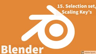 Blender  Selection Set Scaling Keys Pose Breakdowner Tween machine [upl. by Alleber]