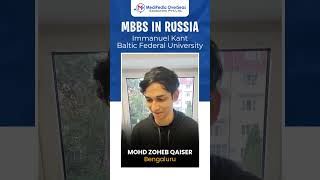 Student Review of Immanuel Kant Baltic Federal University Russia  Study MBBS in Russia for Indians [upl. by Jarek]