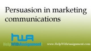 Persuasion in marketing communications [upl. by Anoniw]