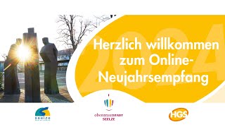 Neujahrsempfang 2024 der Stadt Seelze und der HGS Livestream 21012024 [upl. by Nohs943]