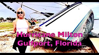 Hurricane Milton Gulfport [upl. by Einot]