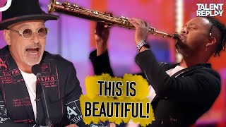 Saxophonist B Thompson Wowed Everyone with His Music  Americas Got Talent 2024 [upl. by Barri858]