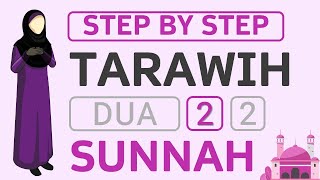 FIRST SET TARAWIH at Home Female StepbyStep Beginners Guide to 2 Rakat Sunnah Taraweeh Prayer [upl. by Ethbinium397]