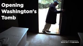 Opening George Washingtons Tomb [upl. by Marchal]