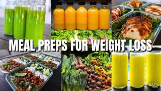 MEAL PREP FOR WEIGHT LOSS  KETO FRIENDLY MEAL IDEAS  DETOX JUICE FOR WEIGHT LOSS [upl. by Rachelle]