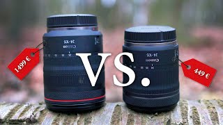 Wetterschutz für 100000 €  Review Canon RF 24105 f4 L vs f4  f71 [upl. by Cher]