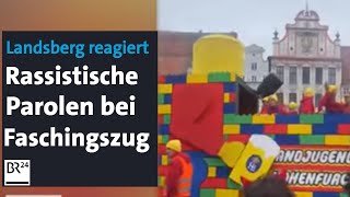 Landsberg Reaktionen auf rassistische Parolen bei Faschingszug [upl. by Animlehliw]