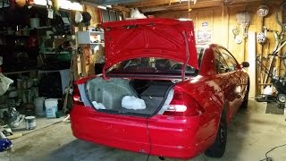 2001 Civic trunk rod RATTLING fix Quick fix [upl. by Olrac]