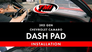 1985 3rd Gen Camaro Dash Pad  TMI Products [upl. by Ray]