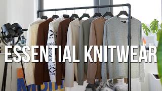 8 Essential Sweaters for Men  Fall Knitwear Basics 2024 [upl. by Duer492]