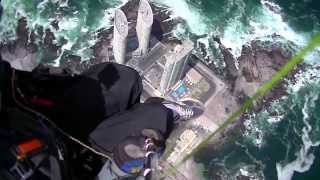 Urban Paragliding Over Iquique Chile with Extreme Landing [upl. by Eatnohs806]