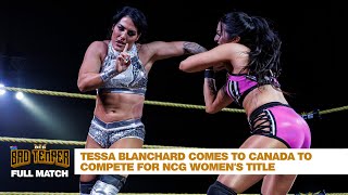 FULL MATCH Tessa Blanchard vs Chantal NCG Womens Championship Aug 31 2024 [upl. by Aikehs]