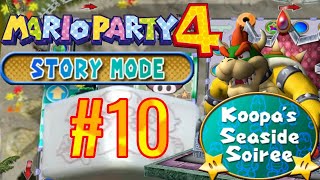 Mario Party 4  10 🎲 Story Mode Koopas Seaside Soiree 22 WT  HD [upl. by Haraz]