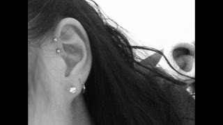 Discussion On Piercings Update Tragus Piercing and Double Forward Helix [upl. by Awe]