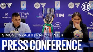 NAPOLI  INTER  PREMATCH PRESS CONFERENCE LIVE powered by leovegasnews 🔴🎙️⚫🔵 [upl. by Akenehs]