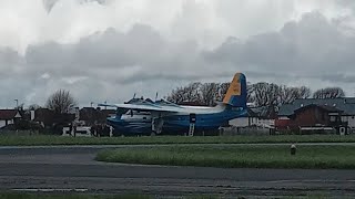 Grumman HU16 Albatross departing Solent Airport [upl. by Ardine]